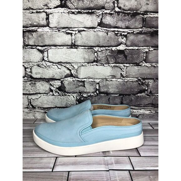 Vionic Effortless Porcelain Blue Suede Leather Comfort Shoes Women 8.5M US/40EU - Picture 6 of 15